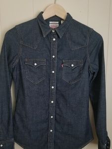 Levis Denim Fitted Top